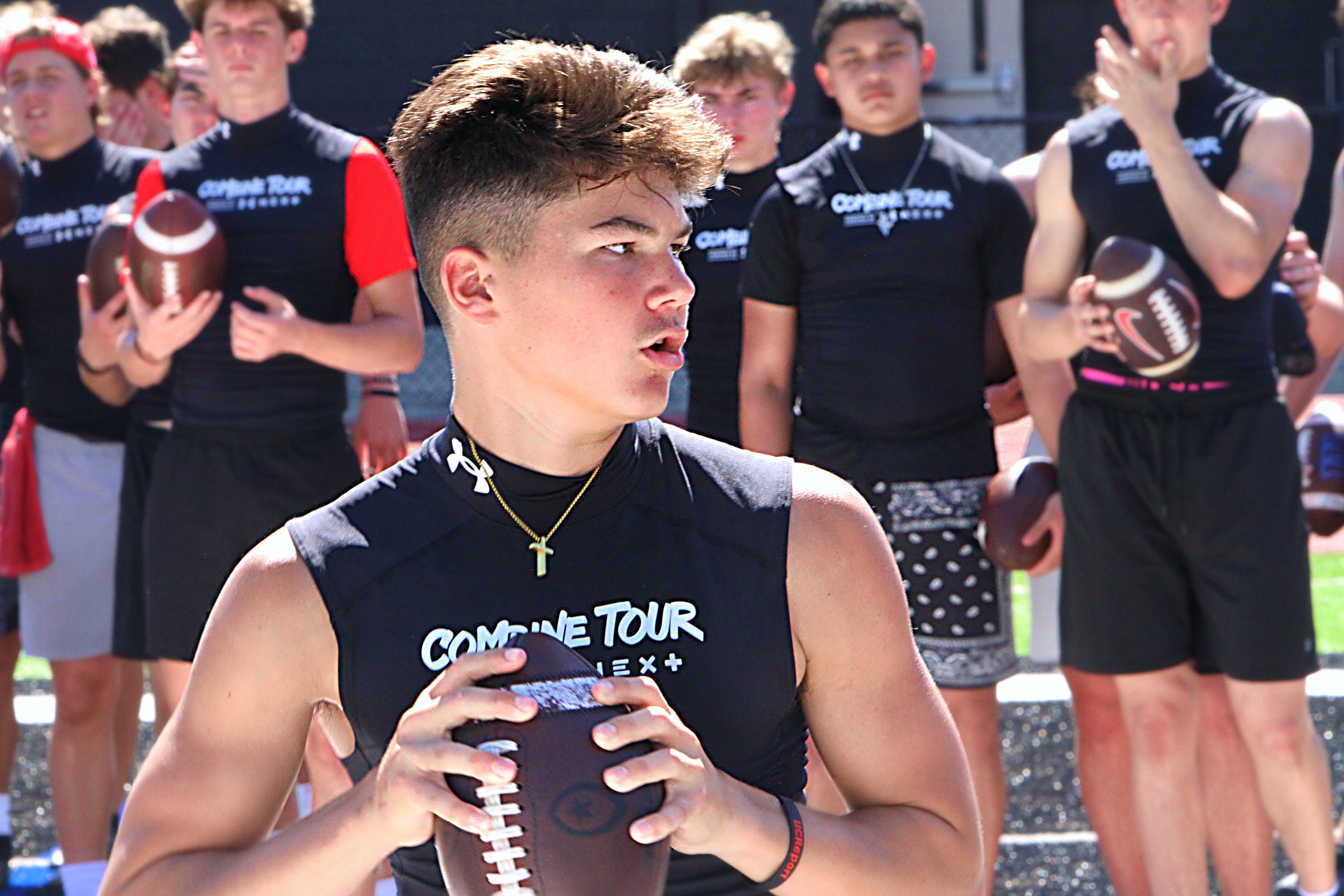 CFCA 2030 quarterback Gavin Pritzkau at the 2026 Orlando Under...