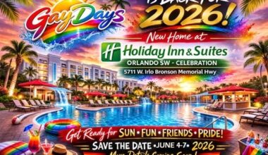 Gay Days 2026 back on in Orlando Florida