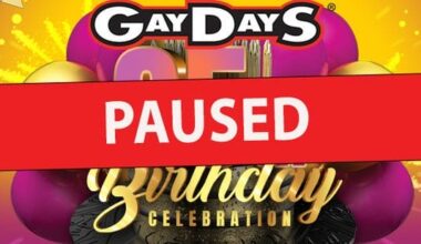 Gay Days Puts Orlando 2026 Event on Hold