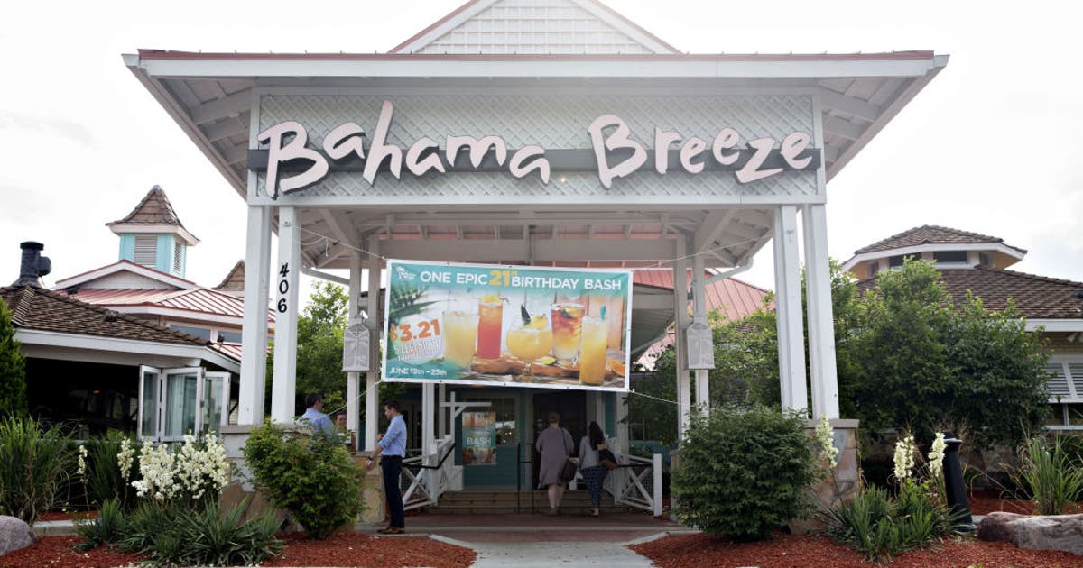 Bahama Breeze is closing: Darden to shutter 14 locations, convert 14 others to different brands