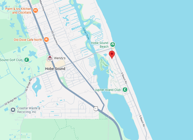 child fell off moving golf cart near jupiter island club.