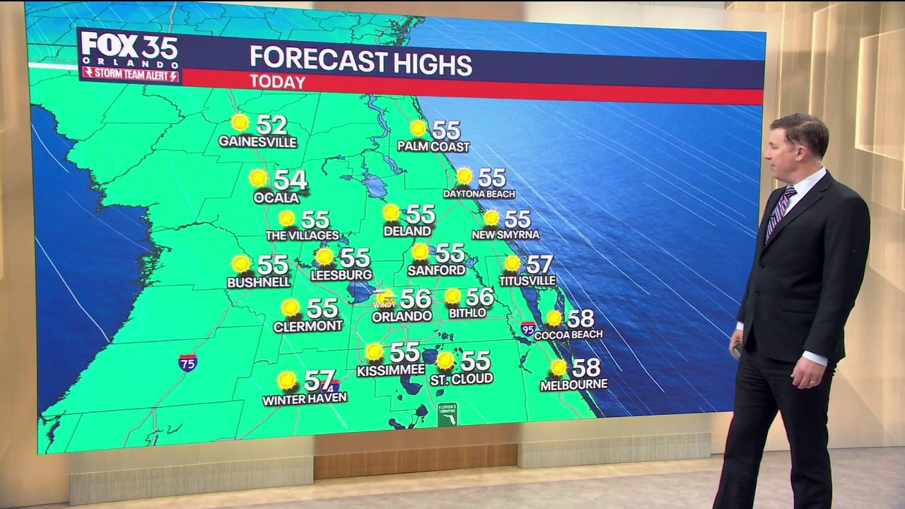 Orlando AM Weather Forecast: Chilly start to the week