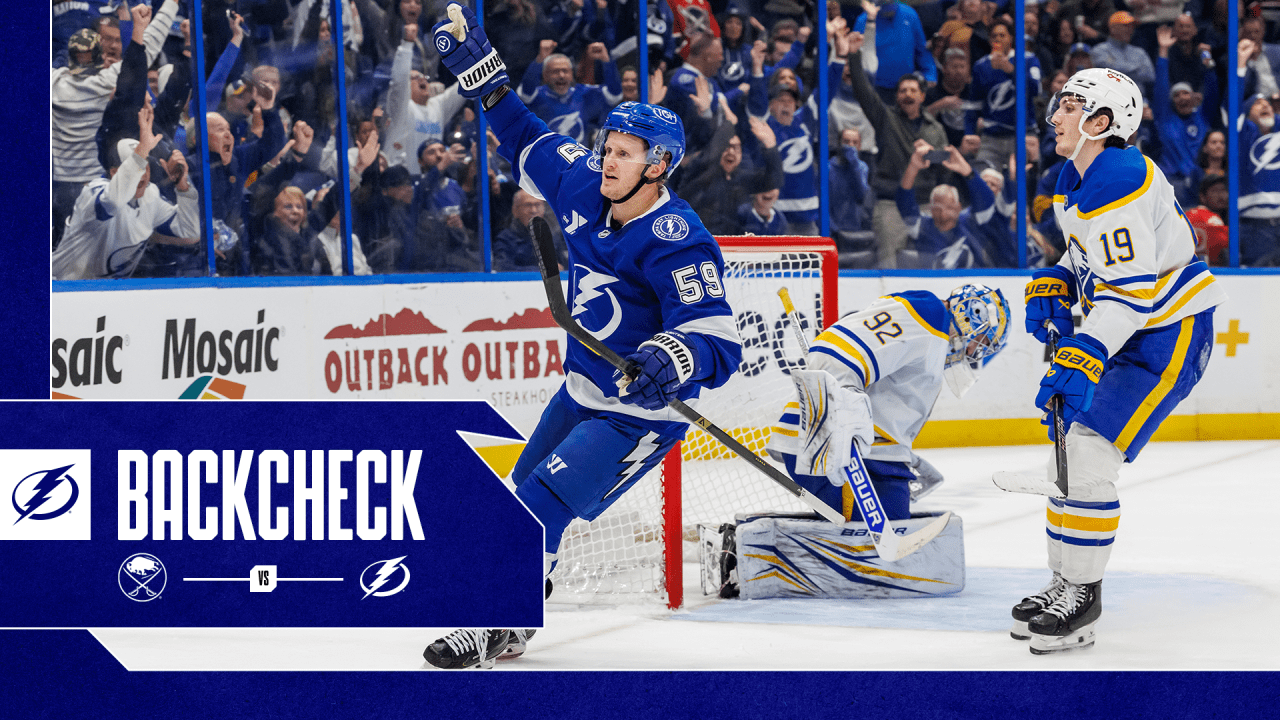 The Backcheck: Comeback Bolts beat Buffalo in OT