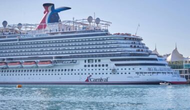 Carnival Horizon Docked at PortMiami
