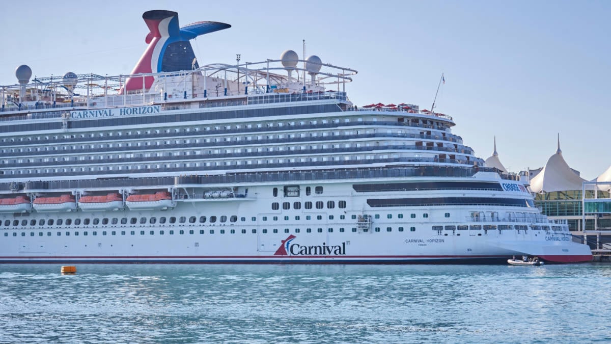 Carnival Horizon Docked at PortMiami