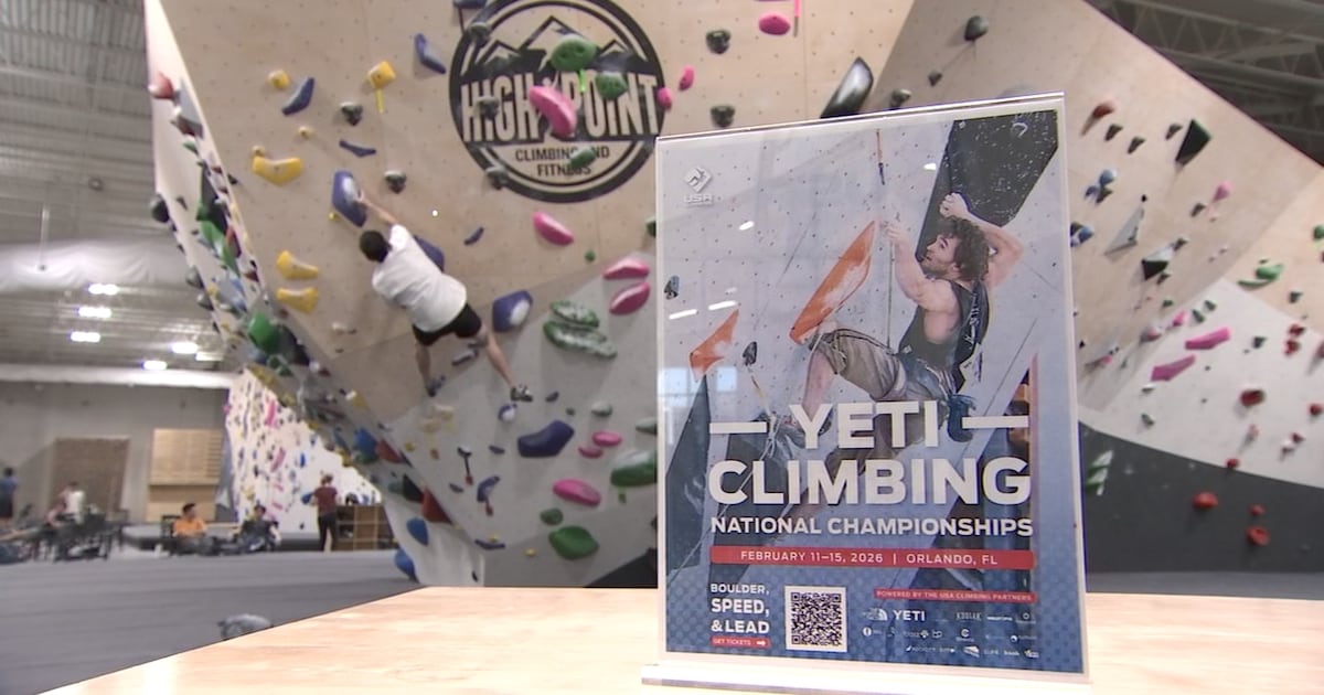 The best climbers in the country will compete in Orlando from February 11-15.