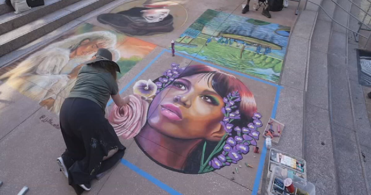 Chalk Festival brings life to Downtown Orlando