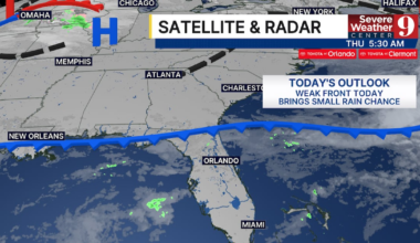 Central Florida to remain warm, dry with fog advisory