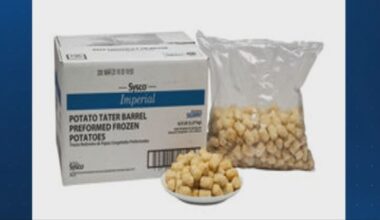 FDA expands recall of frozen potato products in Orange County schools