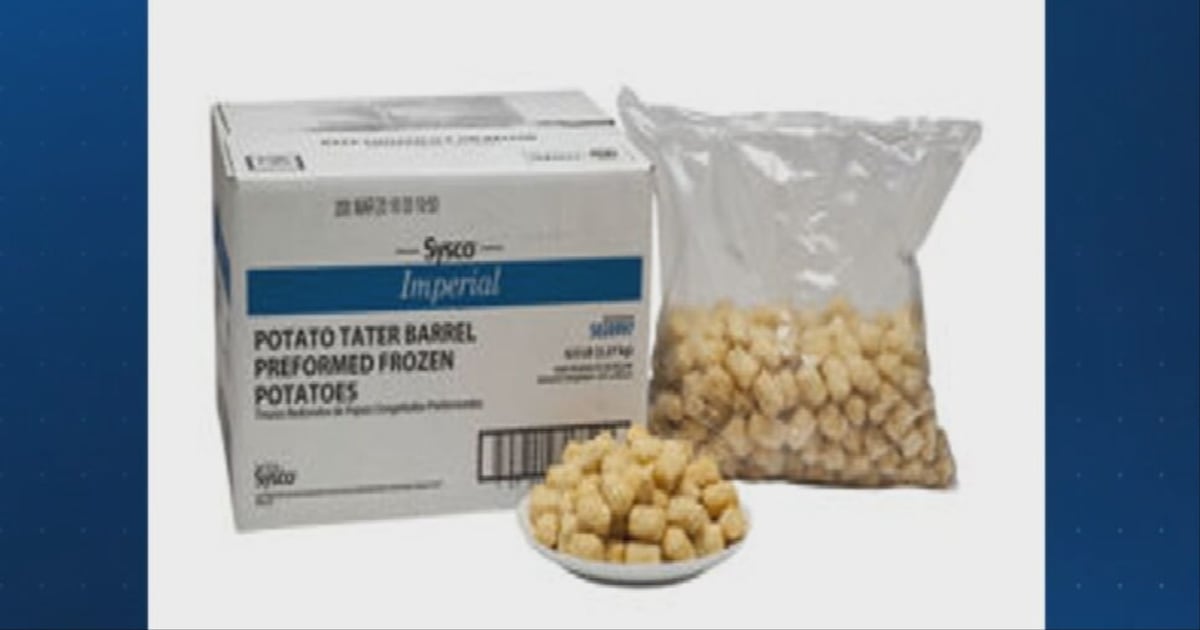 FDA expands recall of frozen potato products in Orange County schools