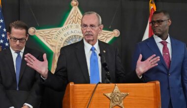 Florida double killing suspect fatally shot after hitting deputy with SUV