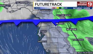 Weather forecast: Central Florida to warm up