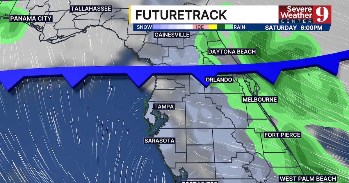 Weather forecast: Central Florida to warm up
