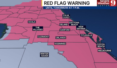 Critical Fire Danger Issued for Central Florida