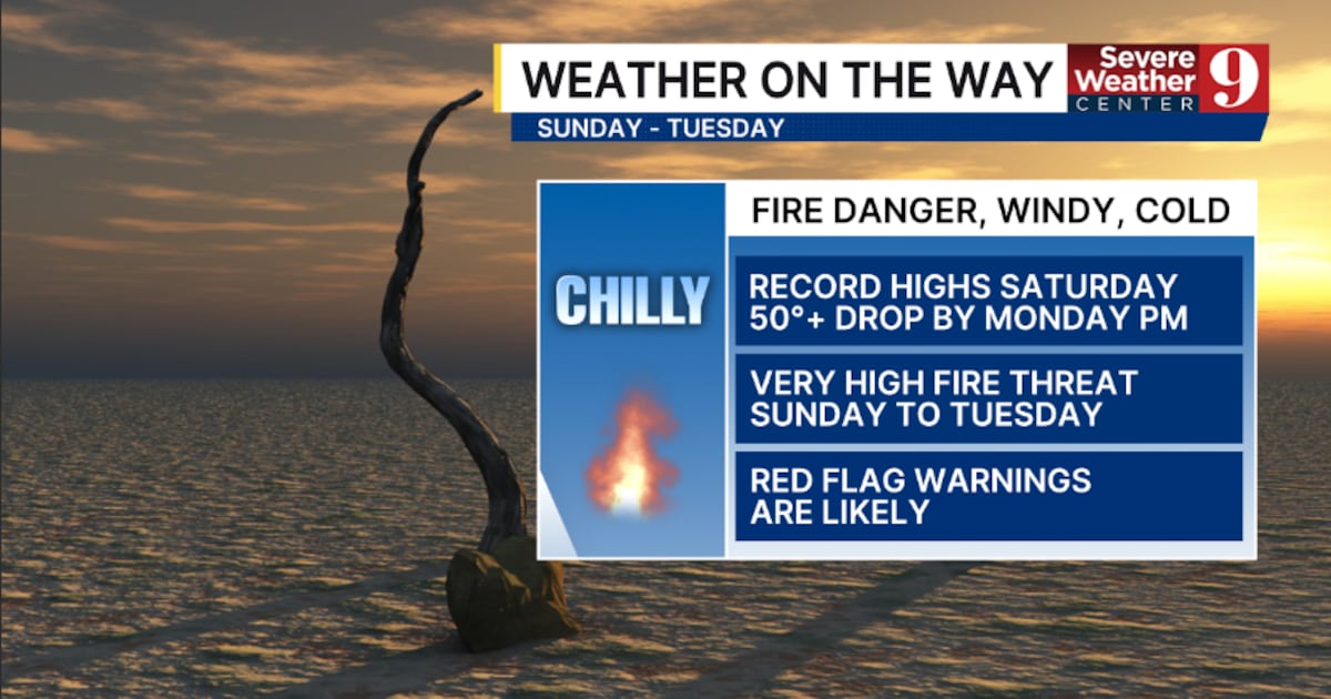 Cold front to spark fire danger, bring freeze threat to Central Florida – WFTV