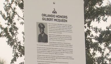 Historic marker for Gilbert McQueen unveiled in Orlando