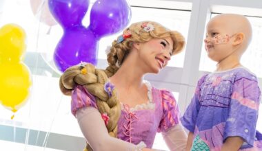 Rapunzel visit delights young patients during Disney princess hospital celebration