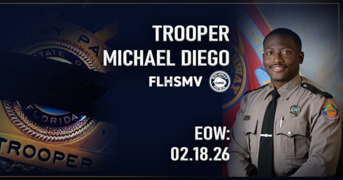 Trooper Michael Diego dies in line of duty at Florida Highway Patrol Training Academy – Action News Jax