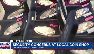 Surveillance video shows suspects trying to breach coin shop safe overnight – Action News Jax