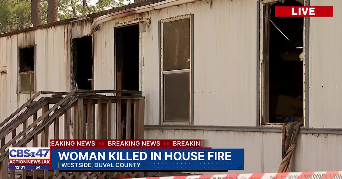 Neighbors find out woman killed in Westside mobile home fire – Action News Jax