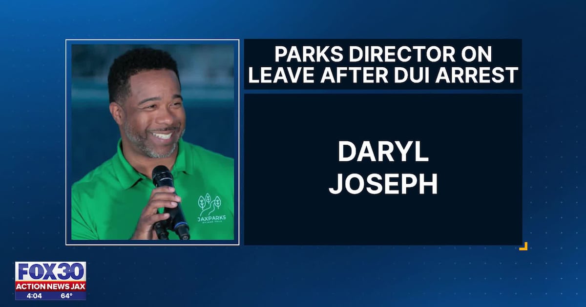 Jacksonville parks director on leave from job after DUI arrest – Action News Jax