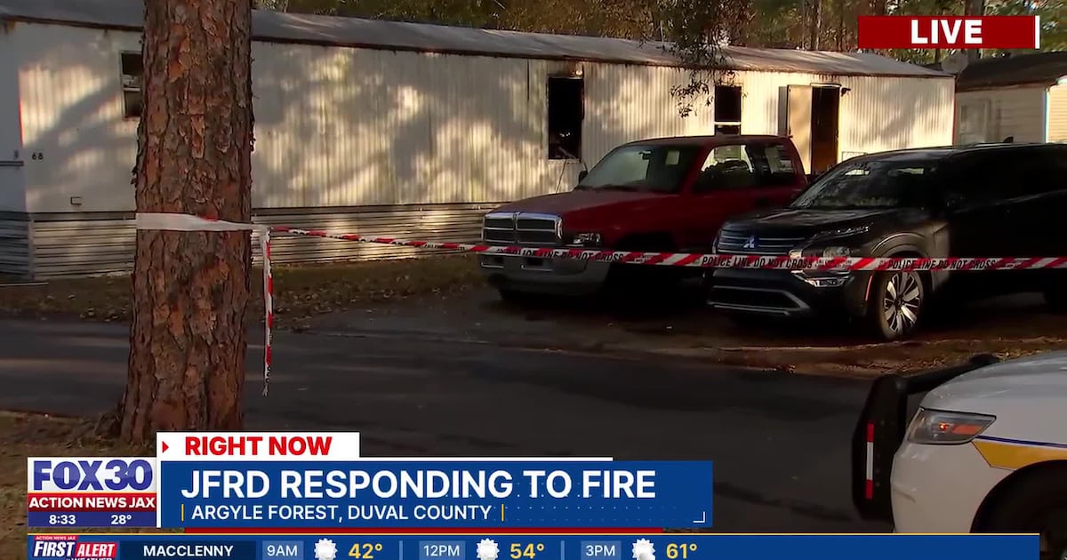 Investigation underway at mobile home fire on Jacksonville’s Westside – Action News Jax