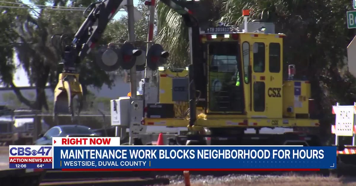 Neighbors speak out after CSX railroad work causes residents to be blocked in for 12+ hours – Action News Jax