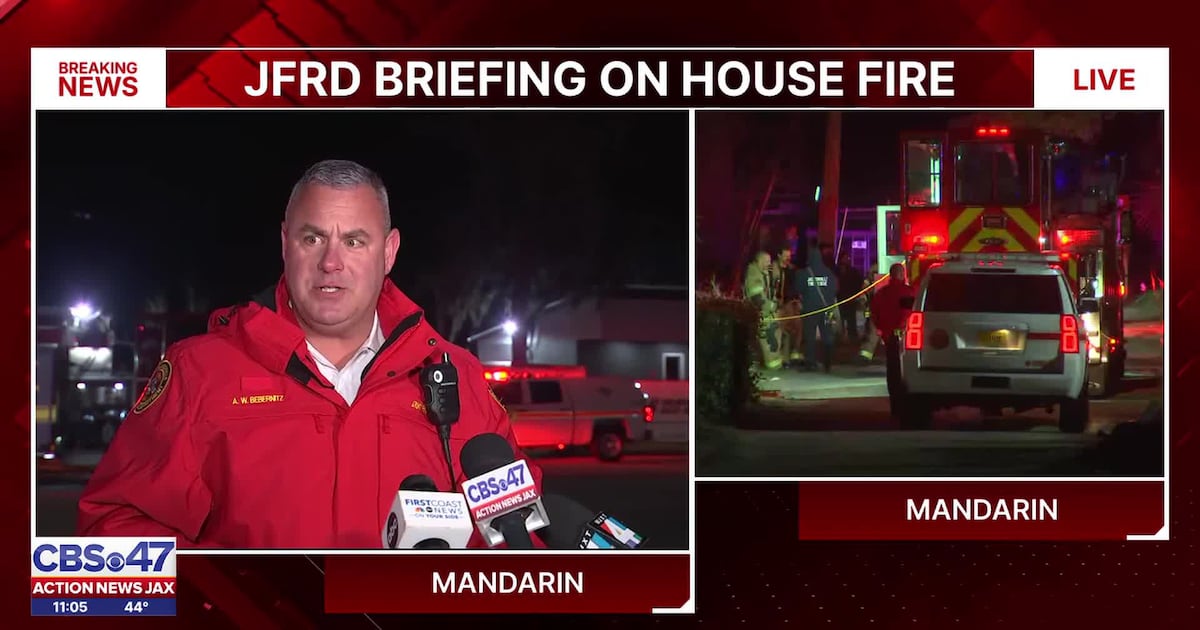 House fire in Mandarin leaves one man dead Thursday night – Action News Jax