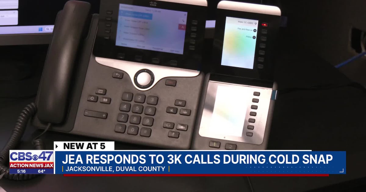JEA receives thousands of calls during this week’s cold snap – Action News Jax
