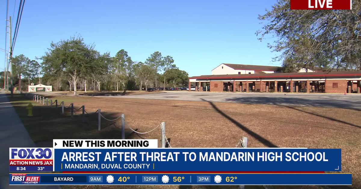 Arrest made following shooting threat at Mandarin High School – Action News Jax