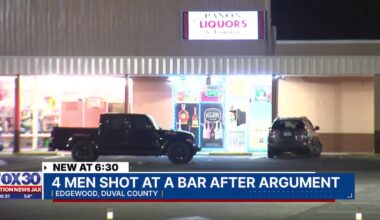 Four people shot overnight at an Edgewood bar, suspect still at large – Action News Jax