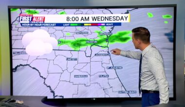 Tracking a few light morning showers – Action News Jax