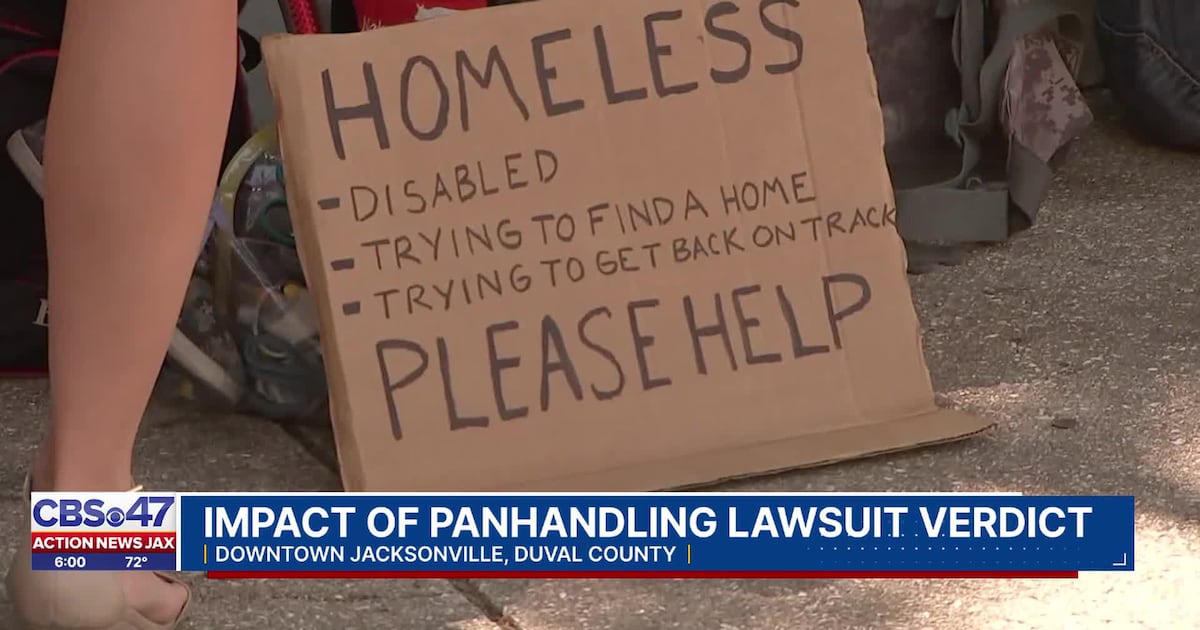 Settlement permanently blocks St. Johns panhandling ordinance, opens door for challenge in Duval – Action News Jax