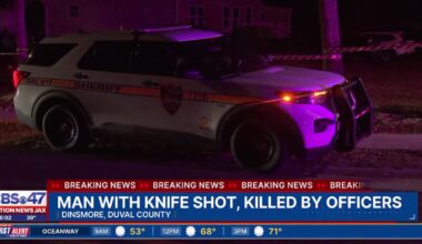 Man shot, killed by Jacksonville police after charging officers with knife, sheriff said – Action News Jax