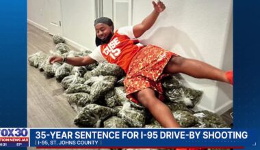 Jacksonville man sentenced to 35 years for leading drug trafficking ring, I-95 drive-by shooting – Action News Jax