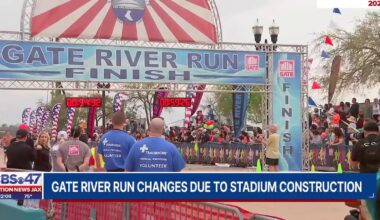 Stadium of the Future construction brings changes to 2026 Gate River Run in Jacksonville – Action News Jax