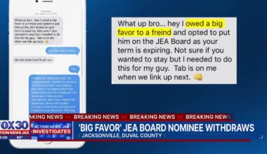 Paul Martinez withdraws from consideration for JEA board after Carrico’s ‘big favor’ texts – Action News Jax