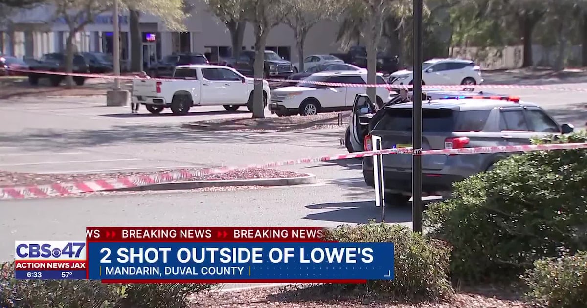 Two shot in Mandarin; one in life-threatening condition in Lowe’s parking lot – Action News Jax