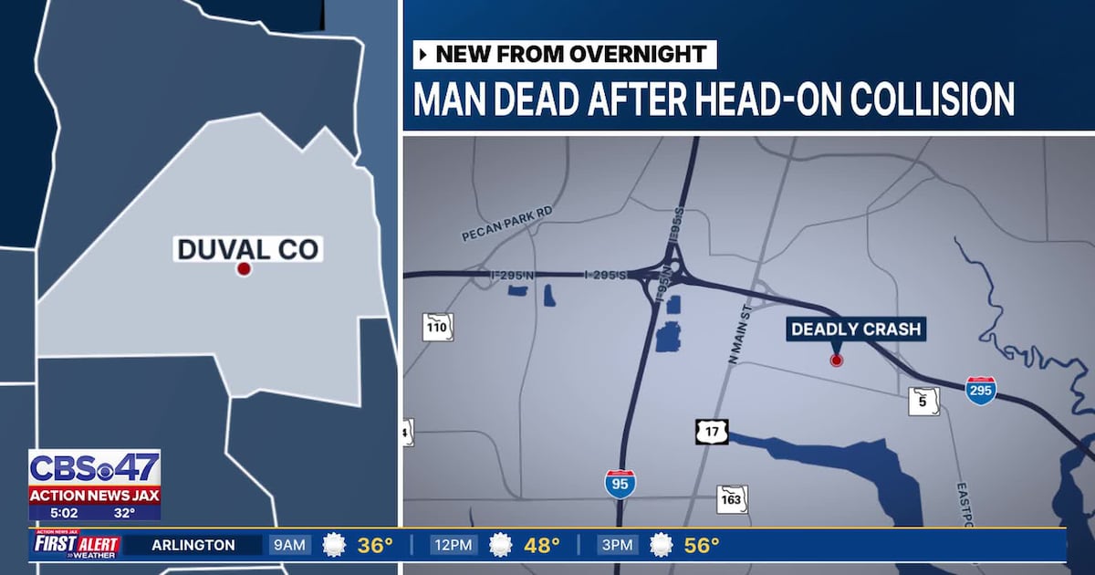 Driver dies after head-on collision with semi on Eastport Road in Jacksonville – Action News Jax