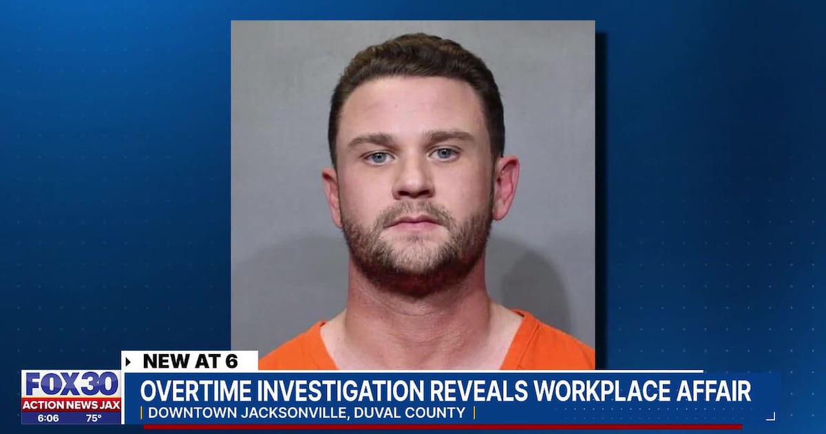 Jacksonville officer accused of stealing overtime pay while having relationship with chief – Action News Jax