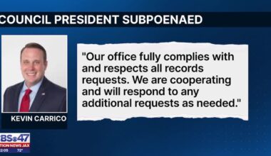 Carrico responds to Peluso’s call to temporarily step down as City Council President – Action News Jax