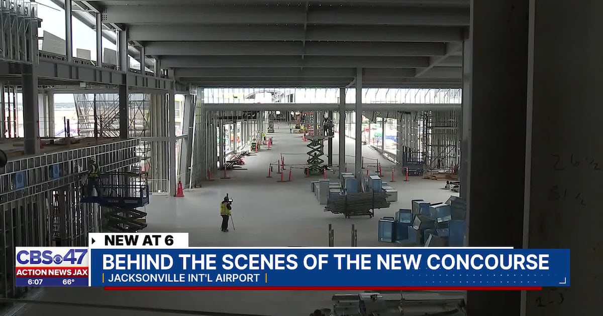 Action News Jax gets a behind-the-scenes look at new Concourse B at JIA – Action News Jax