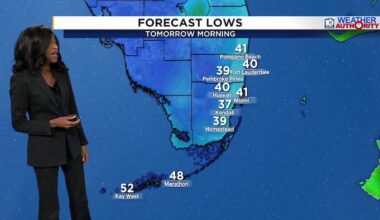Chilly temps still in store for South Florida, but warmup on horizon