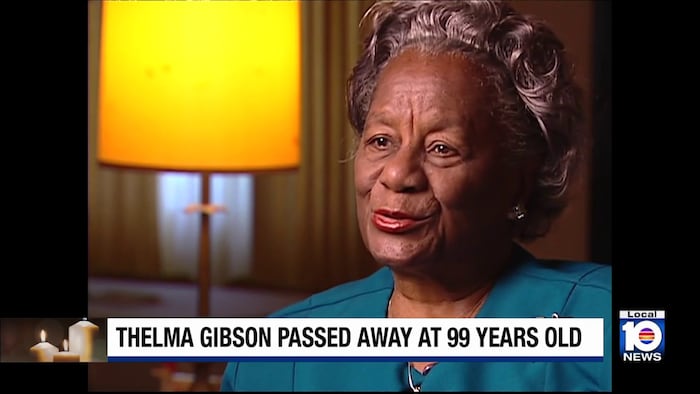 Pioneering Miami-Dade nurse and civic leader Thelma Gibson dies at 99
