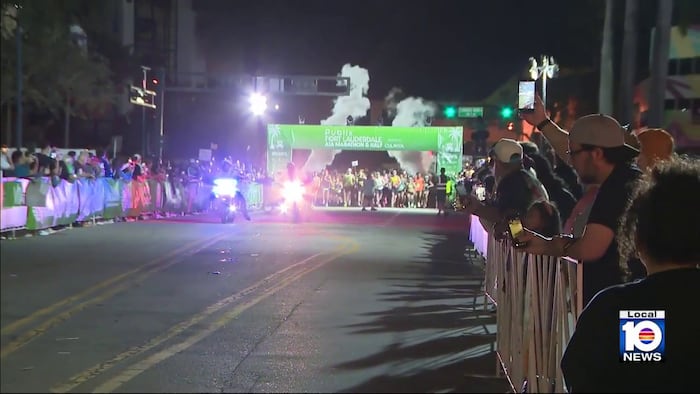 Athletes enjoy scenic views at Fort Lauderdale A1A Marathon