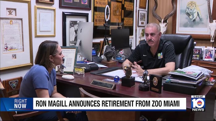 Zoo Miami’s Ron Magill ‘totally overwhelmed’ by reaction to retirement announcement