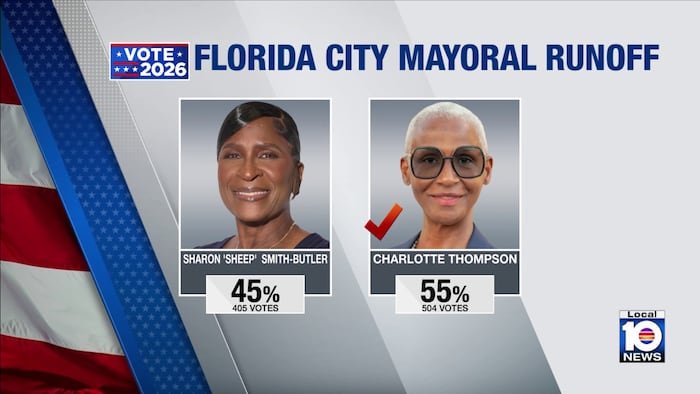 Florida City residents elect Charlotte Thompson as next mayor
