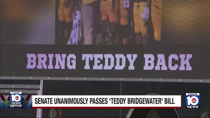 Florida Senate unanimously passes ‘Teddy Bridgewater bill’