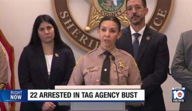Miami-Dade sheriff announces 22 tag agency fraud scheme arrests
