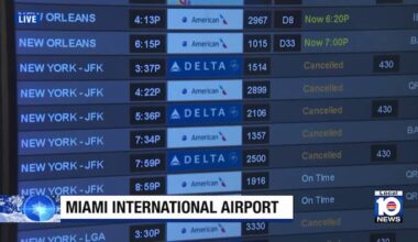 Northeast braces for major snowstorm as Miami flights face dozens of cancellations